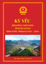 Kỷ yếu HĐND tỉnh Hà Giang khoá XVIII, nhiệm kỳ 2021-2026