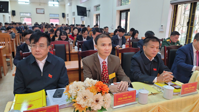 Đồng chí Trưởng Ban Kinh tế - Ngân sách HĐND tỉnh dự Kỳ họp thứ 17 HĐND huyện Bắc Quang khóa XXI, nhiệm kỳ 2021-2026