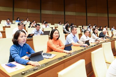 Quốc hội thông qua nghị quyết sửa đổi, bổ sung một số điều của Hiến pháp năm 2013 với tỉ lệ tán thành 100%