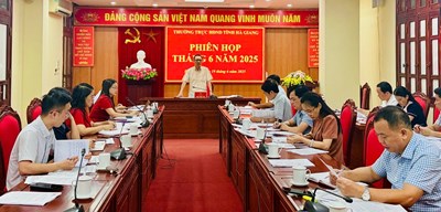Thường trực HĐND tỉnh tổ chức phiên họp tháng 6/2025
