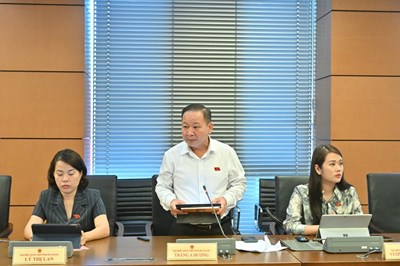 Đoàn ĐBQH tỉnh Hà Giang tham gia thảo luận tại Tổ 6