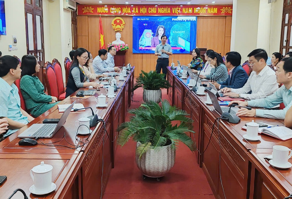 Hội nghị tập huấn ứng dụng công nghệ AI cho cán bộ, công chức, người lao động Văn phòng Đoàn ĐBQH và HĐND tỉnh Hà Giang