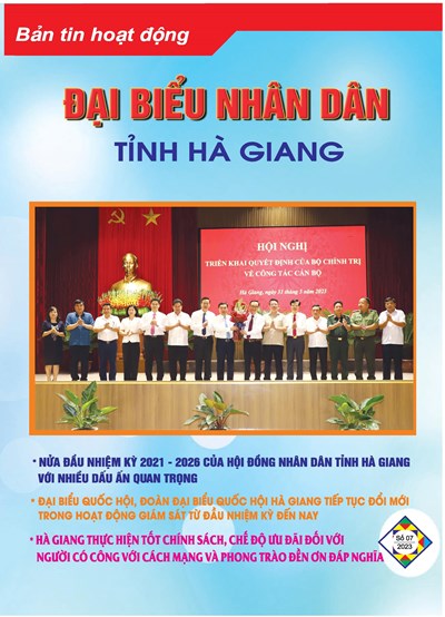 Bản tin hoạt động Đại biểu nhân dân tỉnh Hà Giang (Số 07 năm 2023)