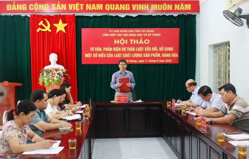 Hội thảo tư vấn, phản biện, góp ý đối với dự thảo Luật sửa đổi, bổ sung một số điều của Luật Chất lượng sản phẩm, hàng hoá