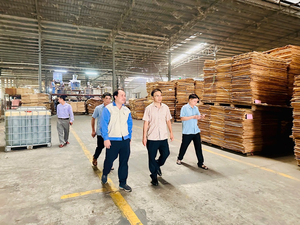 Ban Kinh tế - Ngân sách HĐND tỉnh khảo sát tình hình thực hiện chính sách pháp luật về bảo vệ môi trường trong công tác xử lý nước thải tại Khu công nghiệp Bình Vàng và Khu kinh tế cửa khẩu Thanh Thủy