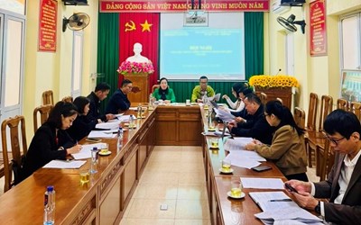 Khối giao ước thi đua tổng hợp họp tổng kết công tác Thi đua - Khen thưởng năm 2024