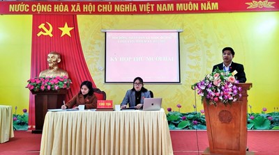 HĐND xã Ngọc Đường tổ chức Kỳ họp thứ 12 (thường lệ) khóa XXIV, nhiệm kỳ 2021-2026