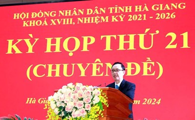 Kỳ họp thứ 21 (chuyên đề) HĐND tỉnh khóa XVIII