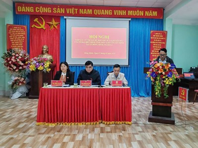 Tổ đại biểu HĐND tỉnh đơn vị huyện Yên Minh tiếp xúc cử tri tại xã Đông Minh và xã Ngam La huyện Yên Minh