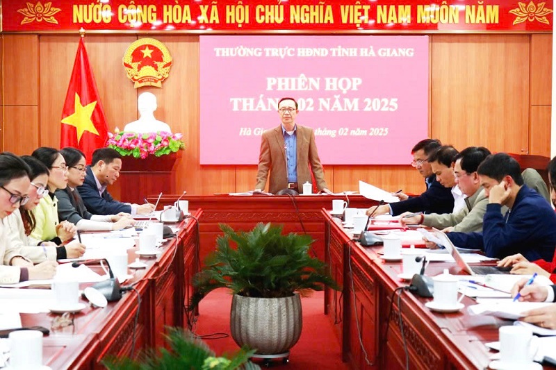 Thường trực HĐND tỉnh họp phiên tháng 2 năm 2025