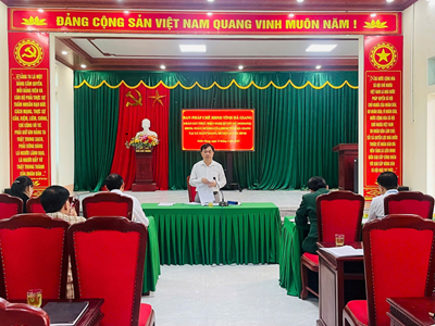 Ban Pháp chế HĐND tỉnh khảo sát việc thực hiện  Nghị quyết số 10/2024/NQ-HĐND ngày 10/7/2024 của HĐND tỉnh về quy định mức chi cụ thể thực hiện công tác phổ biến, giáo dục pháp luật,  chuẩn tiếp cận pháp luật và hòa giải ở cơ sở trên địa bàn tỉnh