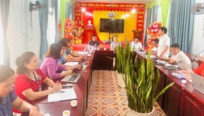 Tổ đại biểu HĐND tỉnh giám sát công tác xây dựng trường đạt chuẩn  quốc gia tại huyện Bắc Quang