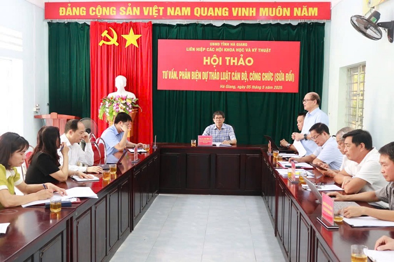 Hội thảo tư vấn, phản biện, góp ý đối với dự thảo Luật Cán bộ, công chức (sửa đổi)