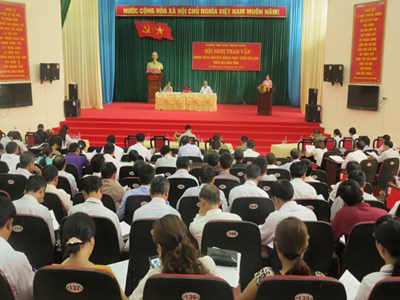 Thường trực HĐND tỉnh tổ chức Hội nghị Tham vấn  tại huyện Hoàng Su Phì và Xín Mần
