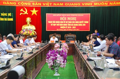 HĐND tỉnh tổ chức Hội nghị tham vấn năm 2017