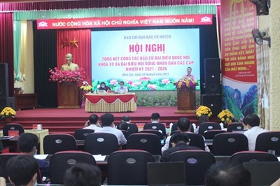 Tổng kết công tác bầu cử ĐBQH khoá XV và đại biểu HĐND các cấp nhiệm kỳ 2021-2026