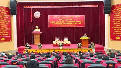 Vị Xuyên tổng kết bầu cử đại biểu Quốc hội và đại biểu HĐND các cấp, nhiệm kỳ 2021 - 2026